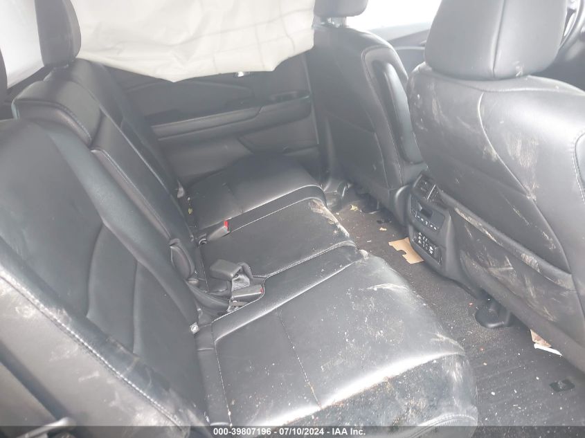 2016 Honda Pilot Touring VIN: 5FNYF6H91GB019840 Lot: 39807196