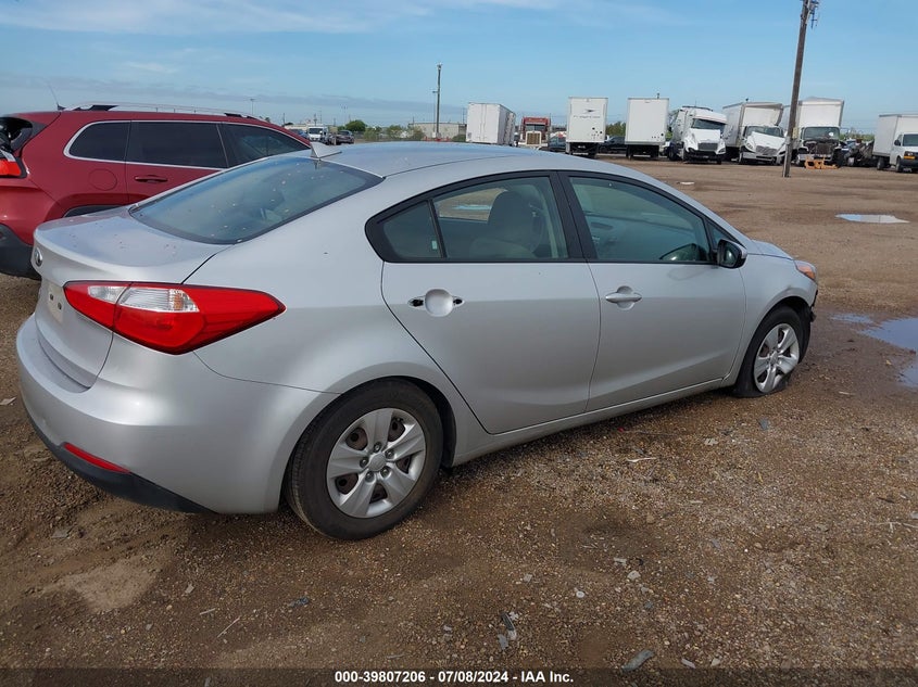 2016 KIA FORTE LX - KNAFK4A60G5484146