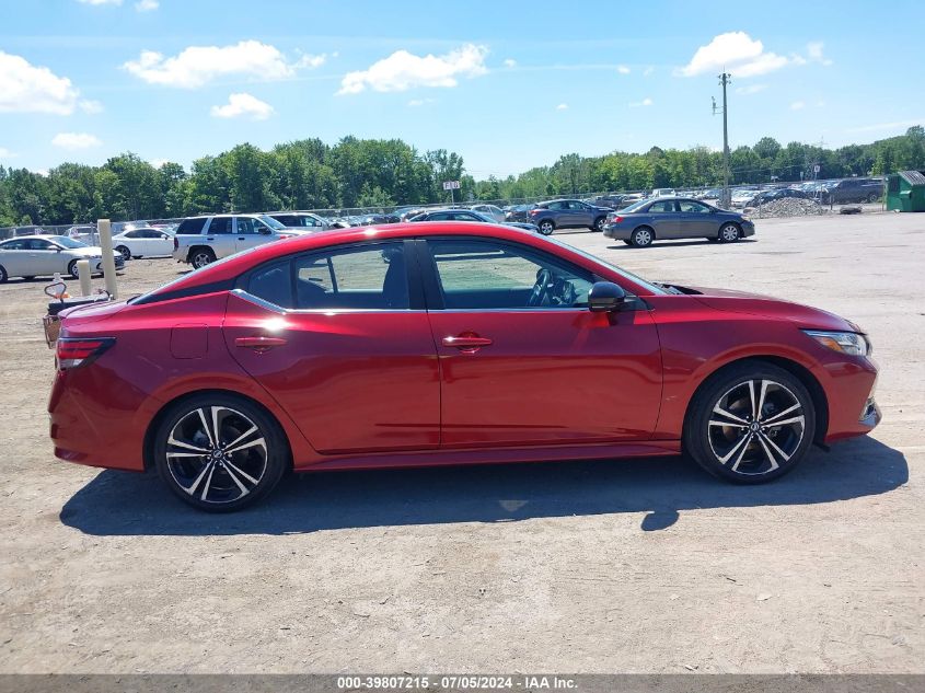 2020 Nissan Sentra Sr Xtronic Cvt VIN: 3N1AB8DV1LY298395 Lot: 39807215