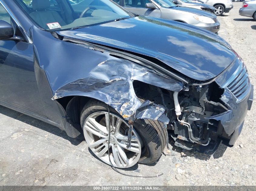 2010 Infiniti G37X VIN: JN1CV6AR0AM461453 Lot: 39807222