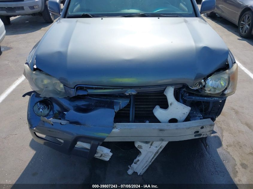 2003 Toyota Highlander Limited VIN: JTEHF21A230102601 Lot: 39807243