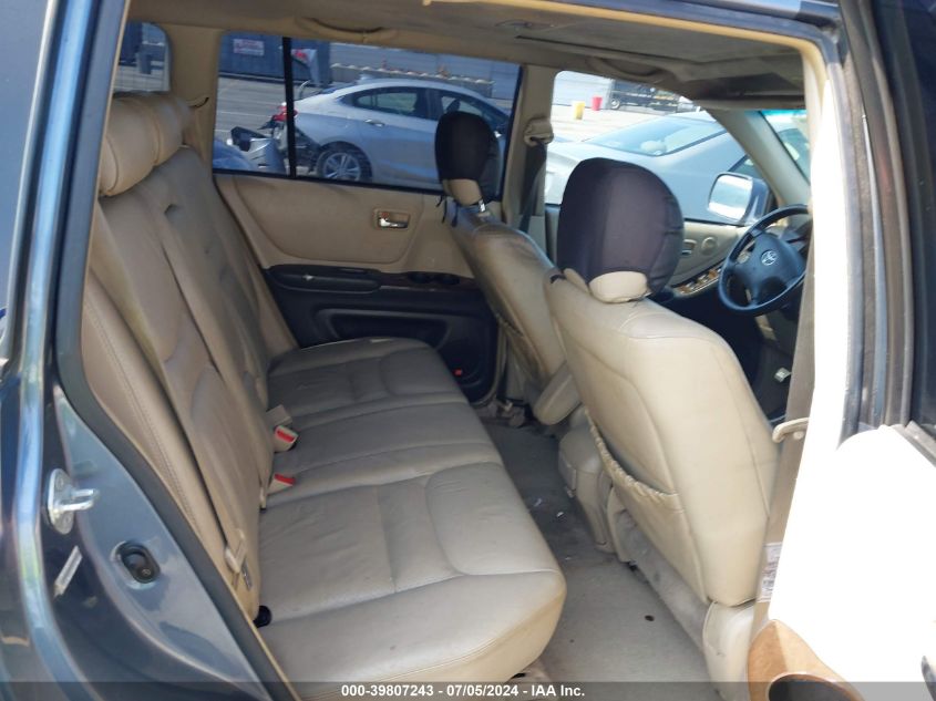 2003 Toyota Highlander Limited VIN: JTEHF21A230102601 Lot: 39807243