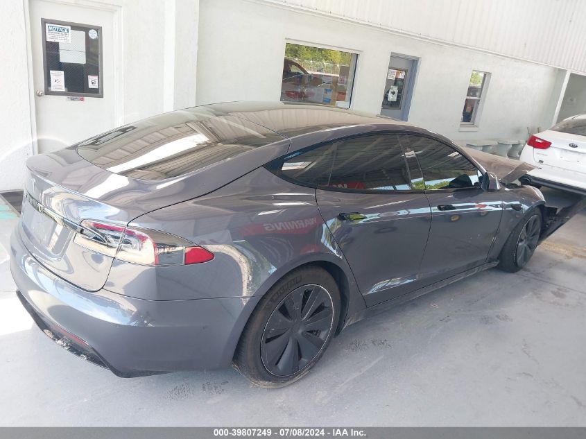 2021 Tesla Model S VIN: 5YJSA1E57MF430387 Lot: 39807249