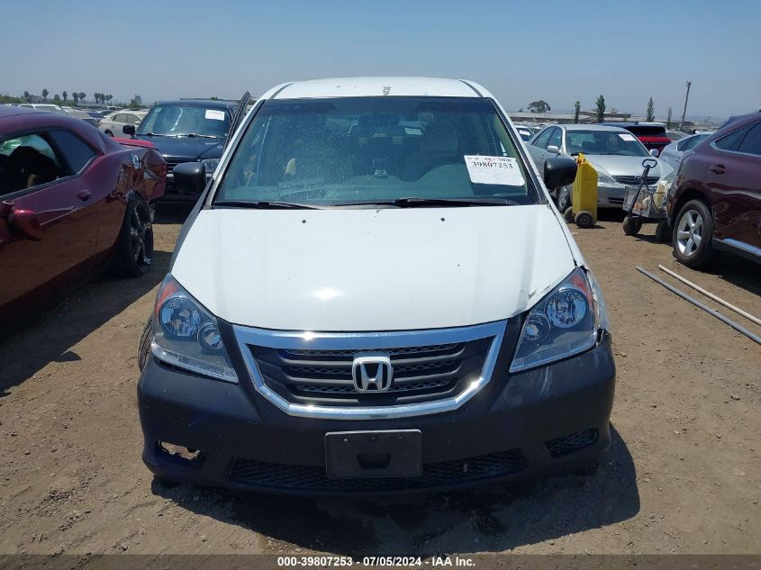 2009 Honda Odyssey Lx VIN: 5FNRL38219B046165 Lot: 39807253