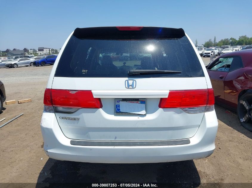 2009 Honda Odyssey Lx VIN: 5FNRL38219B046165 Lot: 39807253