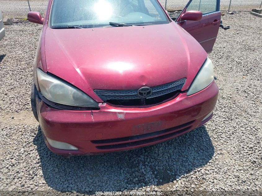 2003 Toyota Camry Xle V6 VIN: JTDBF30K630090687 Lot: 39807268