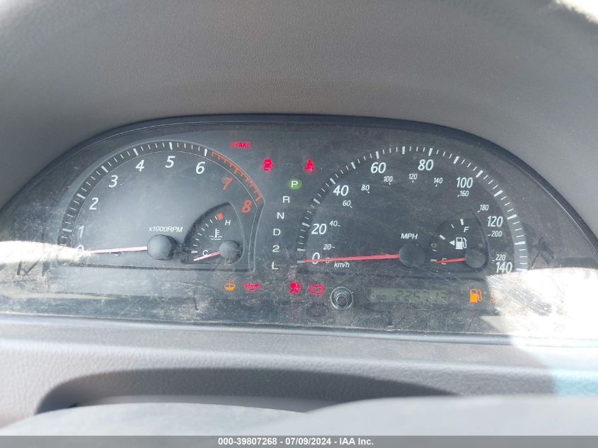 2003 Toyota Camry Xle V6 VIN: JTDBF30K630090687 Lot: 39807268