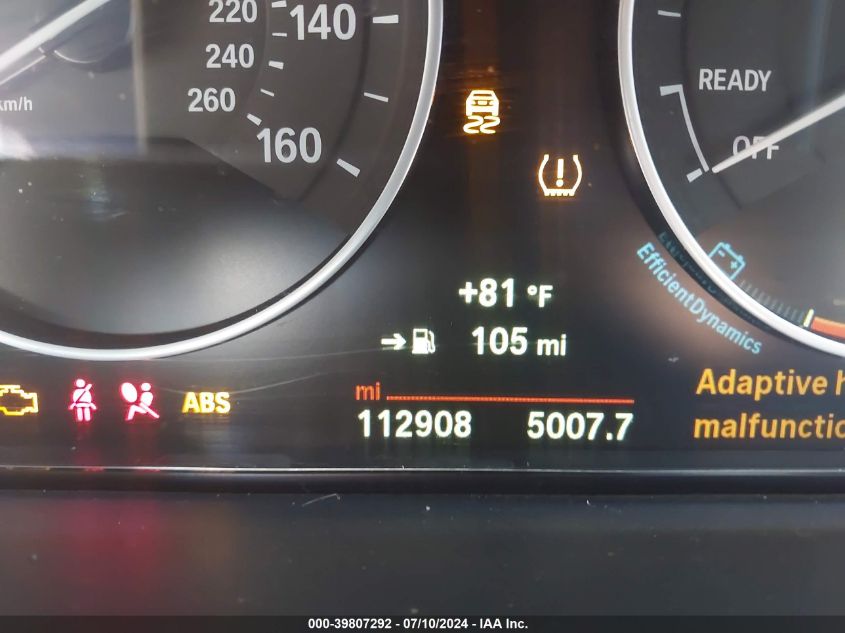 2015 BMW 328I VIN: WBA3A5G54FNS84220 Lot: 39807292