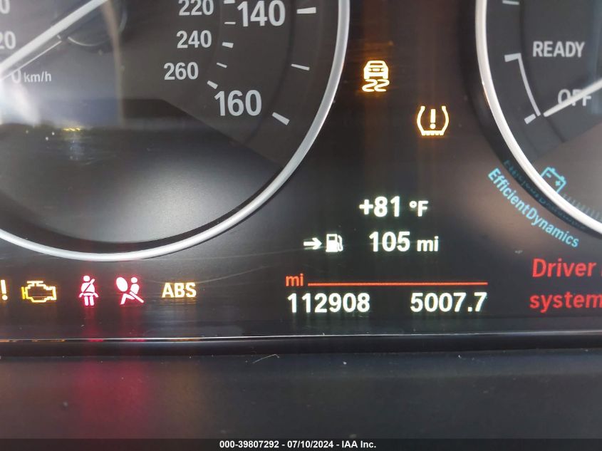 2015 BMW 328I VIN: WBA3A5G54FNS84220 Lot: 39807292