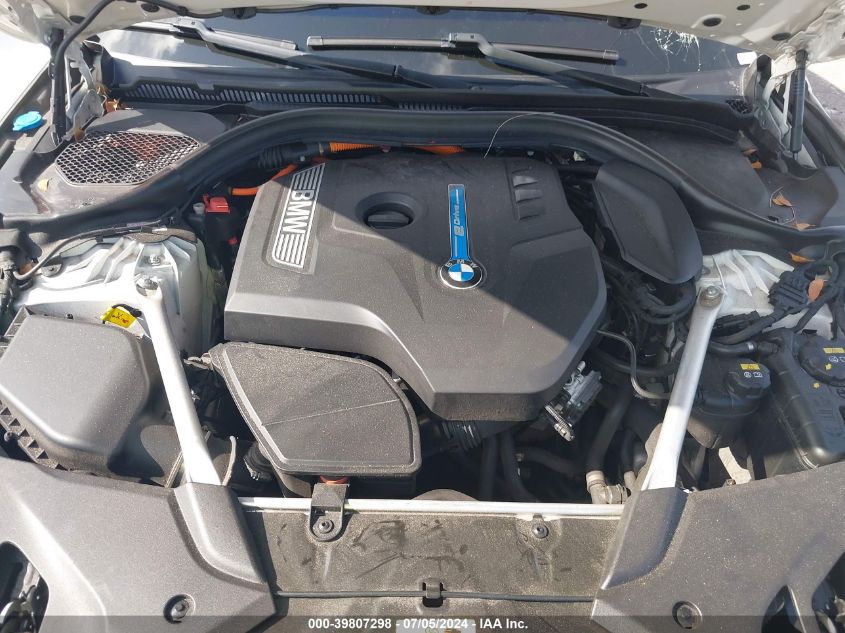 2019 BMW 530E Iperformance VIN: WBAJA9C57KB393044 Lot: 39807298