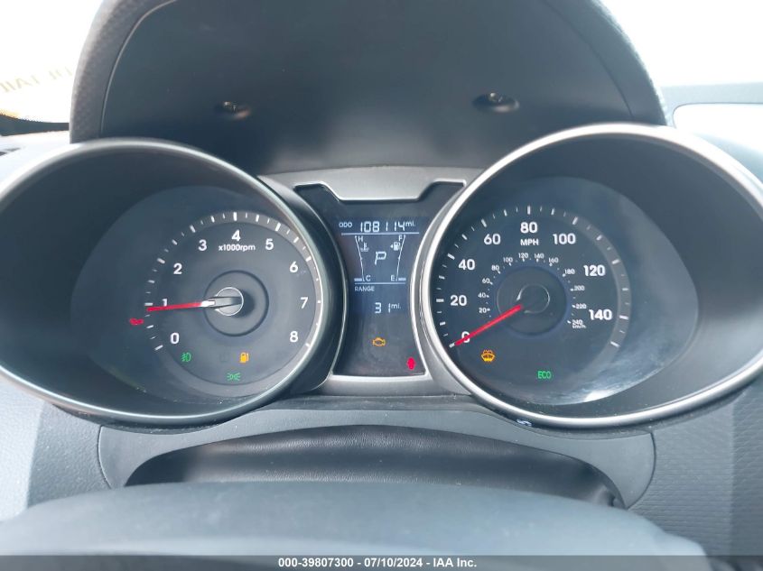 2014 Hyundai Veloster Base W/Black VIN: KMHTC6AD6EU214768 Lot: 39807300