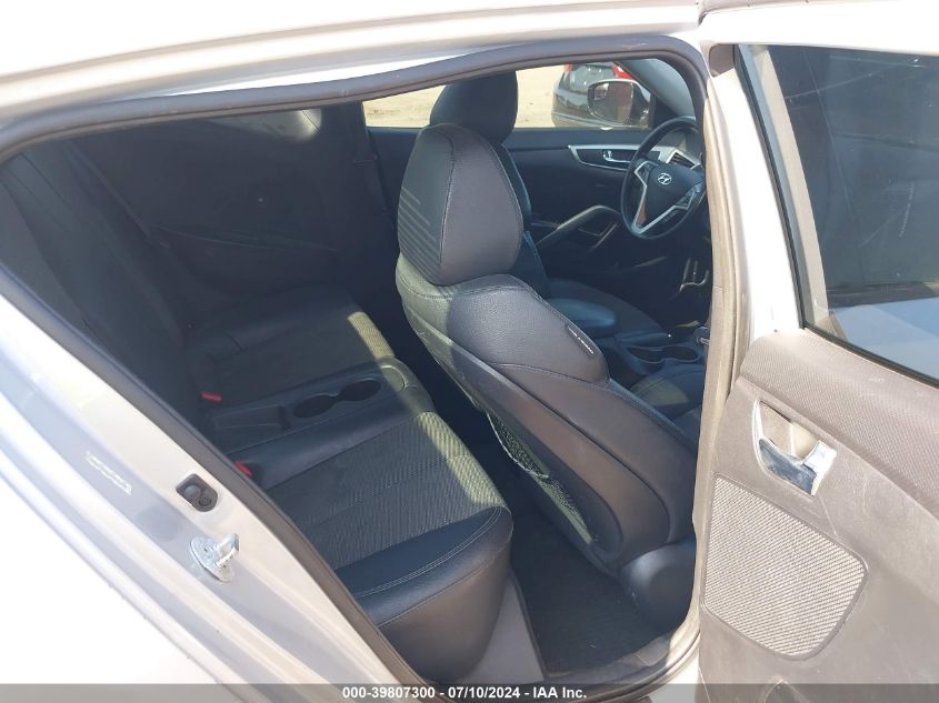 2014 Hyundai Veloster Base W/Black VIN: KMHTC6AD6EU214768 Lot: 39807300