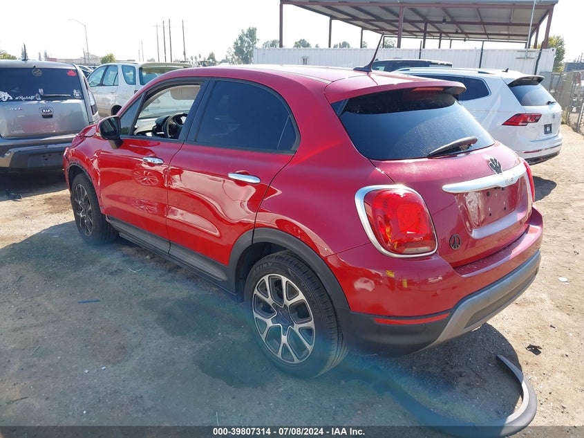 2016 Fiat 500X Trekking VIN: ZFBCFXCT9GP376825 Lot: 39807314