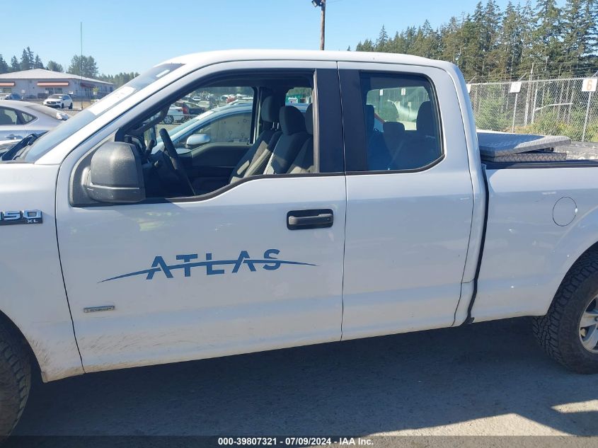 2017 Ford F150 Super Cab VIN: 1FTEX1EP3HFB41747 Lot: 39807321