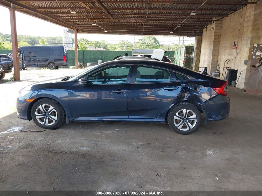 2018 Honda Civic Lx VIN: 19XFC2F53JE034023 Lot: 39807325