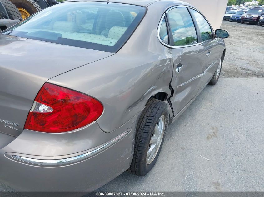 2006 Buick Lacrosse Cxl VIN: 2G4WD582161215901 Lot: 39807327