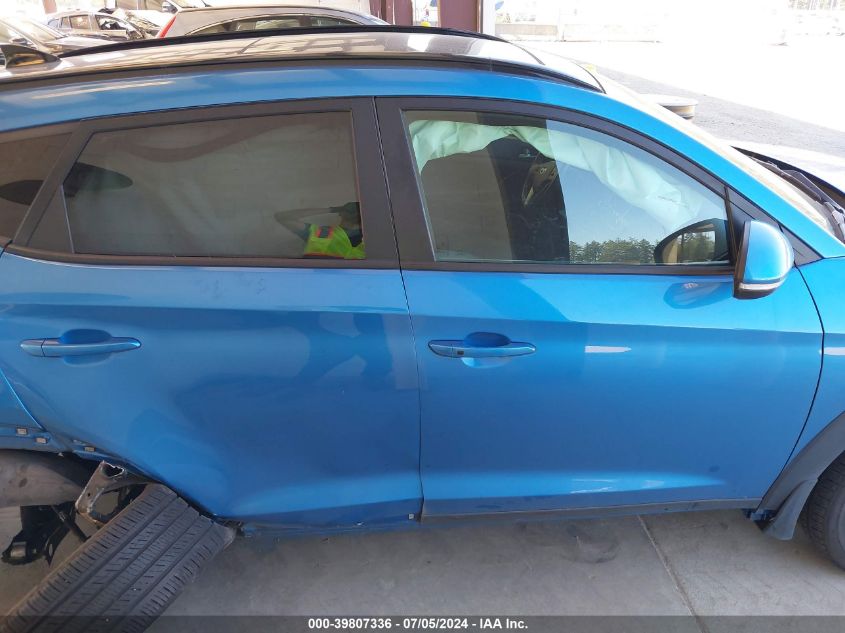 2018 Hyundai Tucson Value VIN: KM8J3CA25JU729212 Lot: 39807336