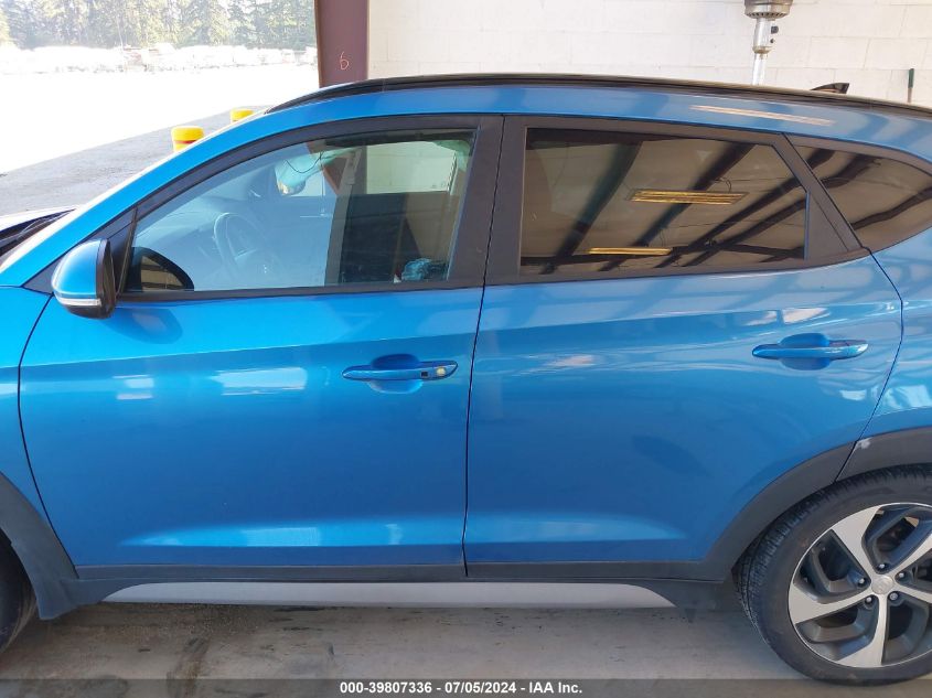 2018 Hyundai Tucson Value VIN: KM8J3CA25JU729212 Lot: 39807336