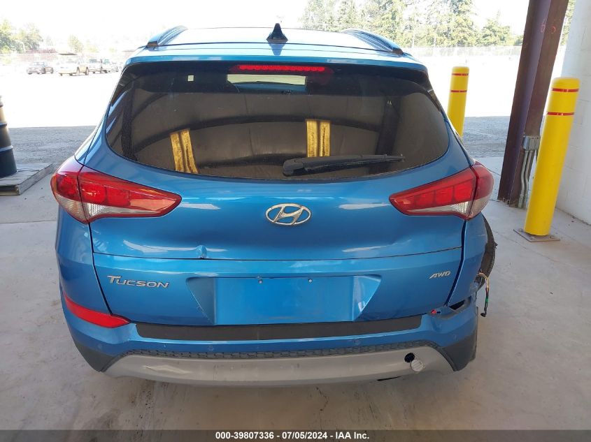 2018 Hyundai Tucson Value VIN: KM8J3CA25JU729212 Lot: 39807336