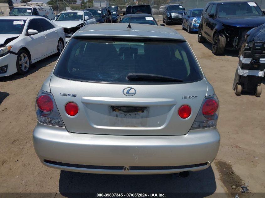 2005 Lexus Is 300 Sport Cross VIN: JTHED192150097333 Lot: 39807345