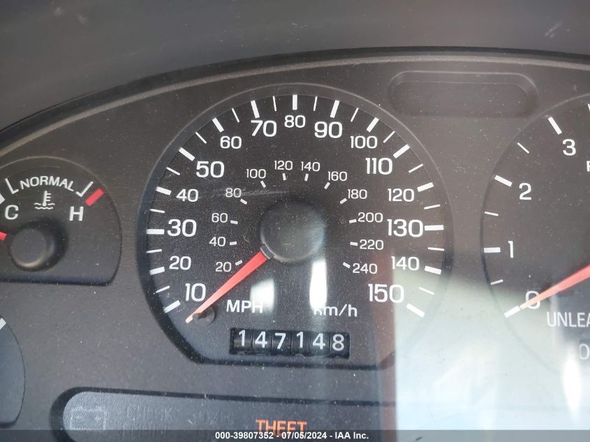 1996 Ford Mustang Gt VIN: 1FALP45X2TF187092 Lot: 39807352