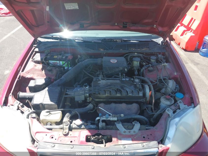 1999 Honda Civic Lx VIN: 1HGEJ6576XL033834 Lot: 39807358