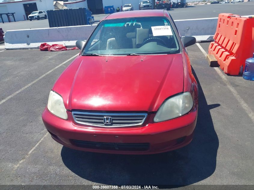 1999 Honda Civic Lx VIN: 1HGEJ6576XL033834 Lot: 39807358
