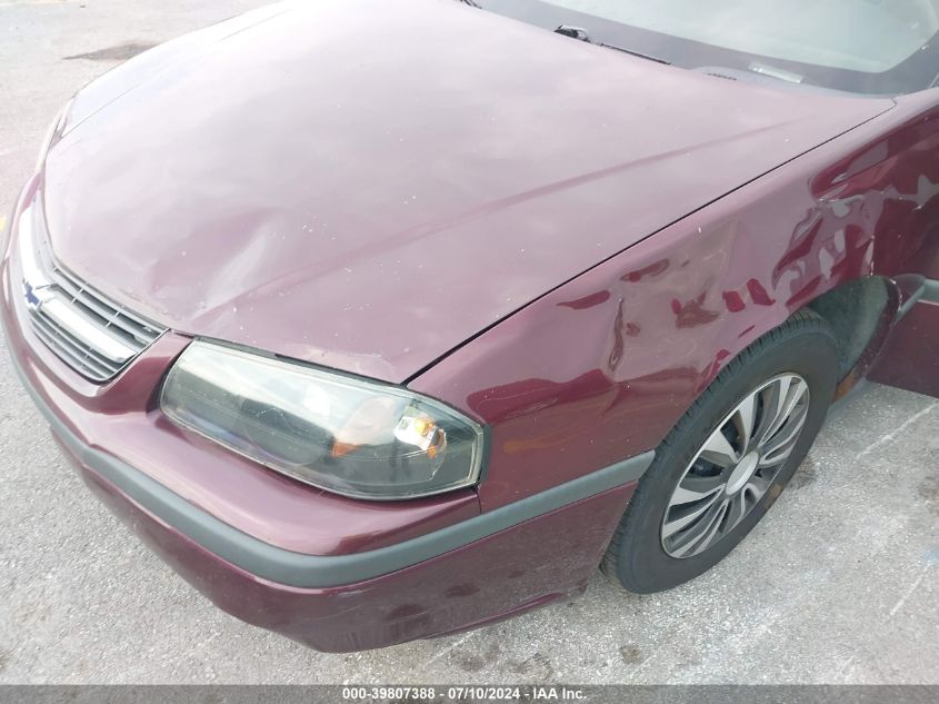 2004 Chevrolet Impala VIN: 2G1WF52E149382669 Lot: 39807388