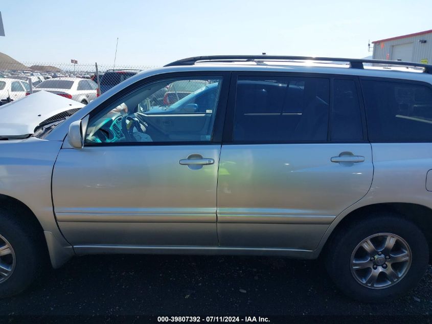 2007 Toyota Highlander V6 VIN: JTEEP21A770228877 Lot: 39807392