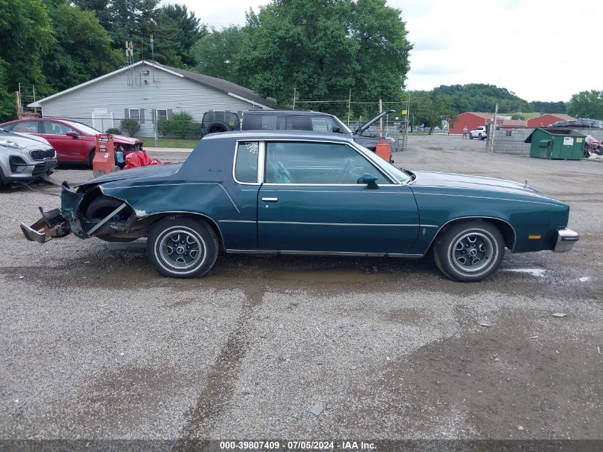 1978 Oldsmobile Cutlass VIN: 00003R47F8M560705 Lot: 39807409