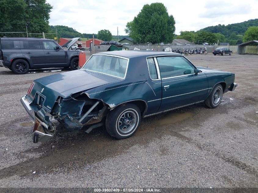 1978 Oldsmobile Cutlass VIN: 00003R47F8M560705 Lot: 39807409