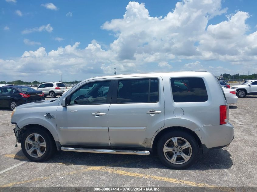 2012 Honda Pilot Exl VIN: 5FNYF3H56CB024943 Lot: 39807414