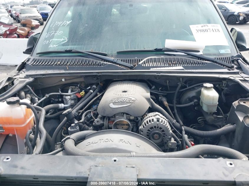 2001 Chevrolet Tahoe K1500 VIN: 1GNEK13T01R203194 Lot: 39807418