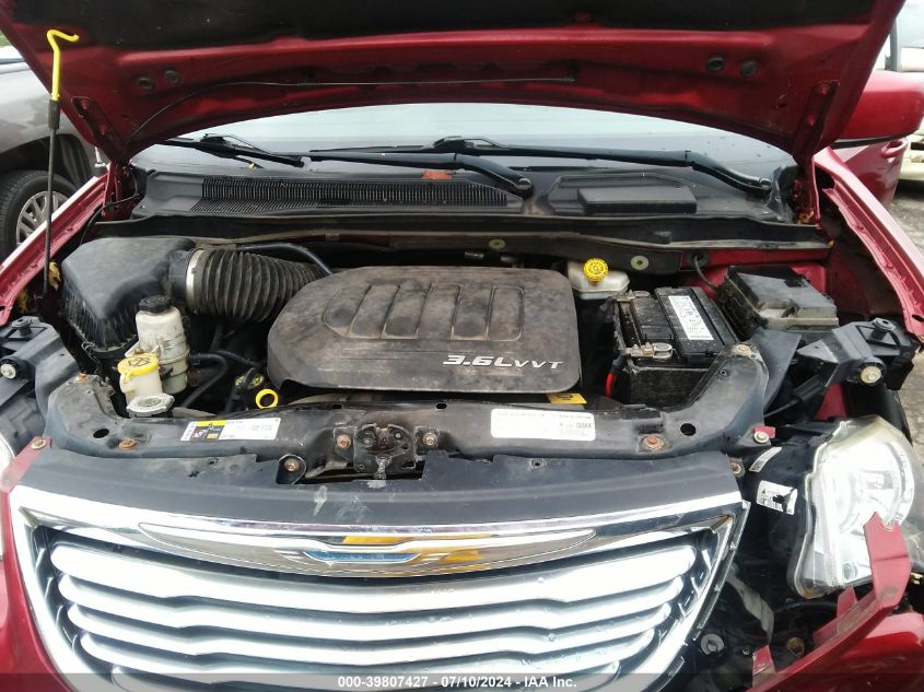 2014 Chrysler Town & Country Touring VIN: 2C4RC1BG0ER286122 Lot: 39807427