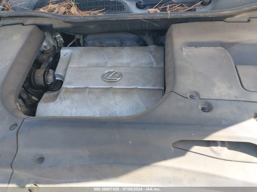2010 Lexus Rx 350 350 VIN: 2T2ZK1BA0AC004792 Lot: 39807428
