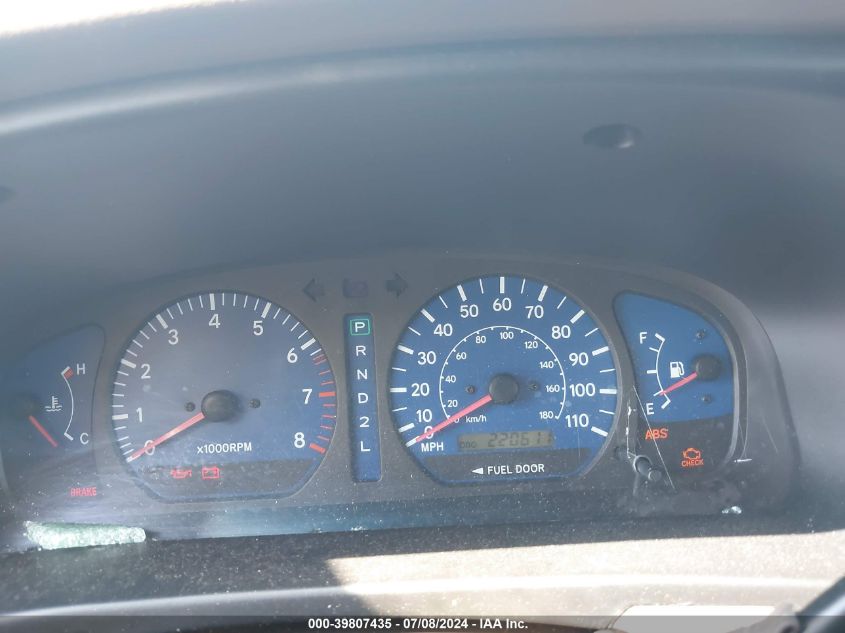 2001 Toyota Sienna Le VIN: 4T3ZF13C21U369733 Lot: 39807435