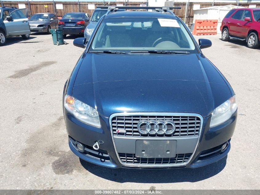 2008 Audi A4 2.0T/2.0T Avant Special Edition VIN: WAUKF78E58A109699 Lot: 39807482
