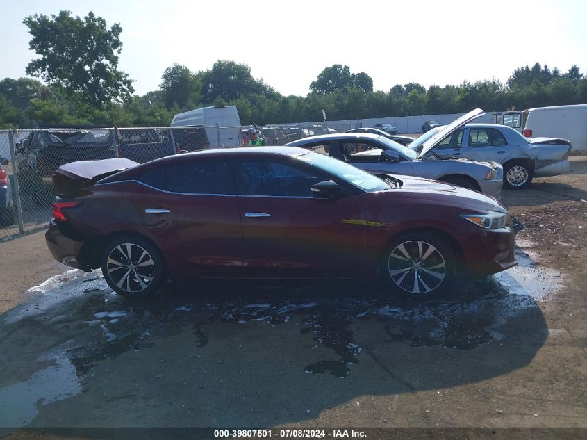 2018 Nissan Maxima 3.5 Sv VIN: 1N4AA6AP4JC378859 Lot: 39807501