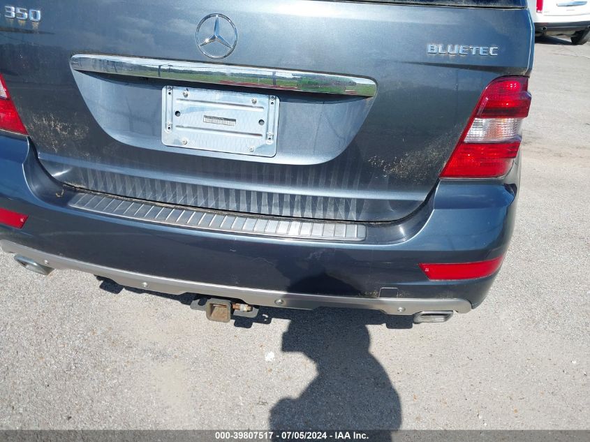 2011 Mercedes-Benz Ml 350 Bluetec 4Matic VIN: 4JGBB2FB6BA626796 Lot: 39807517