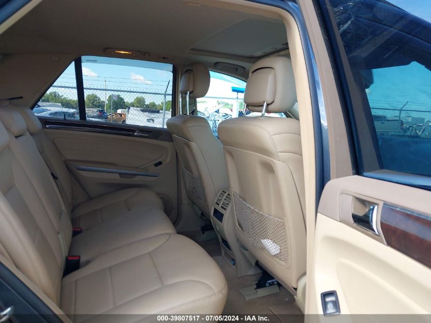 2011 Mercedes-Benz Ml 350 Bluetec 4Matic VIN: 4JGBB2FB6BA626796 Lot: 39807517