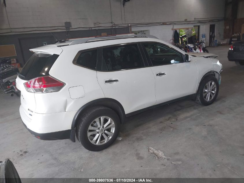 2014 Nissan Rogue S/Sl/Sv VIN: 5N1AT2MV9EC759454 Lot: 39807536