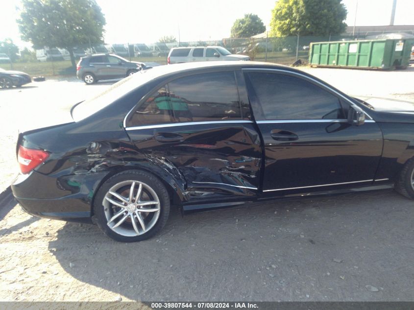 2012 Mercedes-Benz C 300 4Matic VIN: WDDGF8BB3CR206171 Lot: 39807544