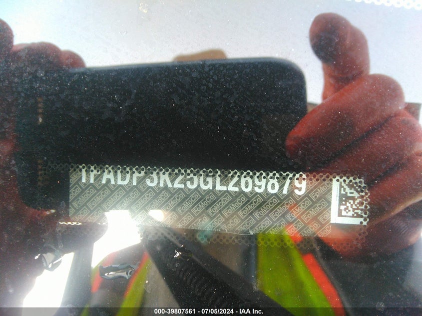 2016 Ford Focus Se VIN: 1FADP3K25GL269879 Lot: 39807561