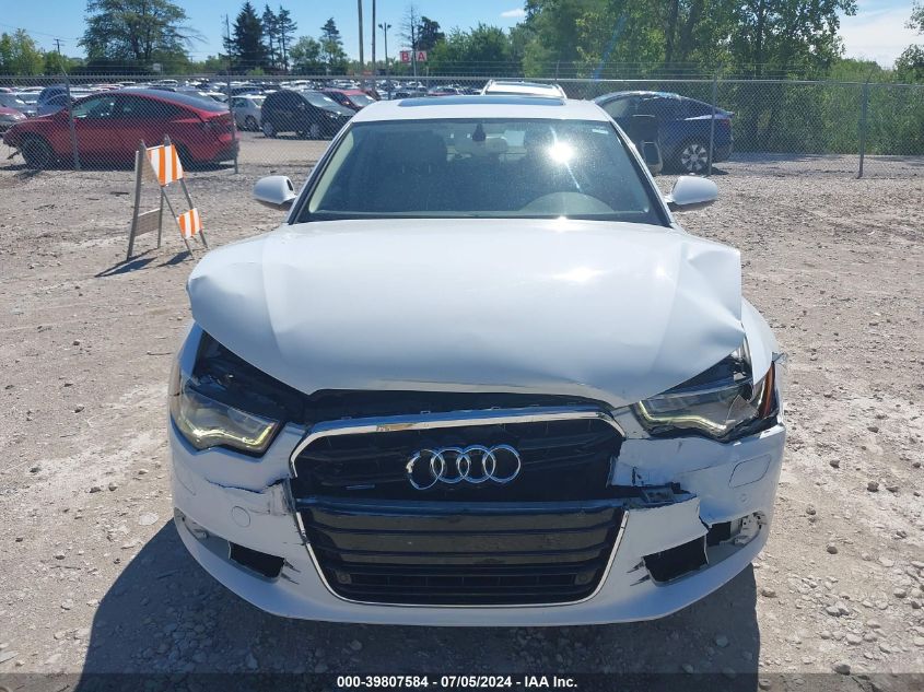 2013 Audi A6 2.0T Premium VIN: WAUGFAFC3DN154423 Lot: 39807584