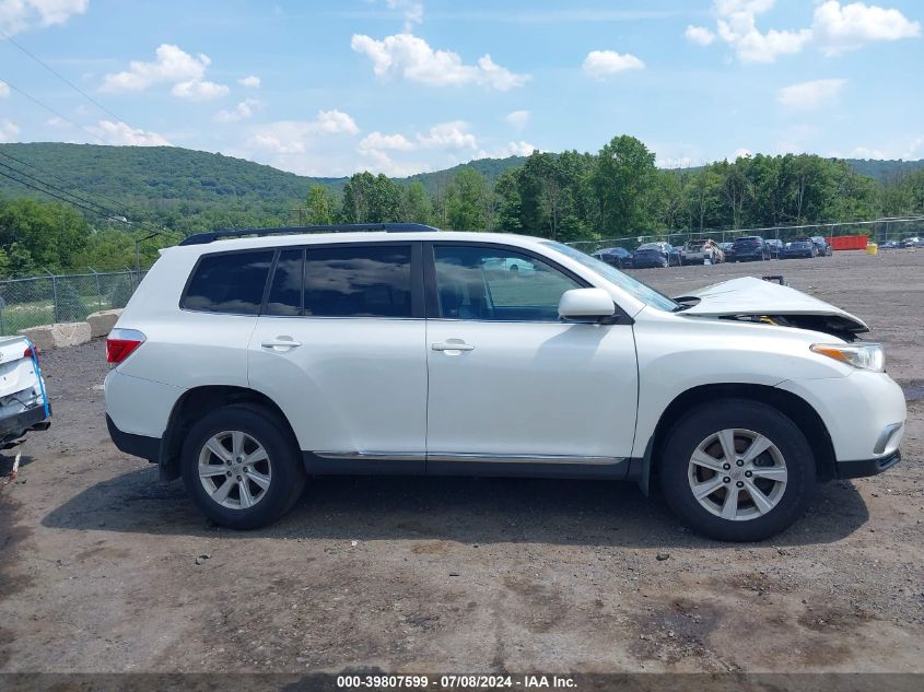 5TDBK3EH8CS158798 2012 Toyota Highlander Se V6