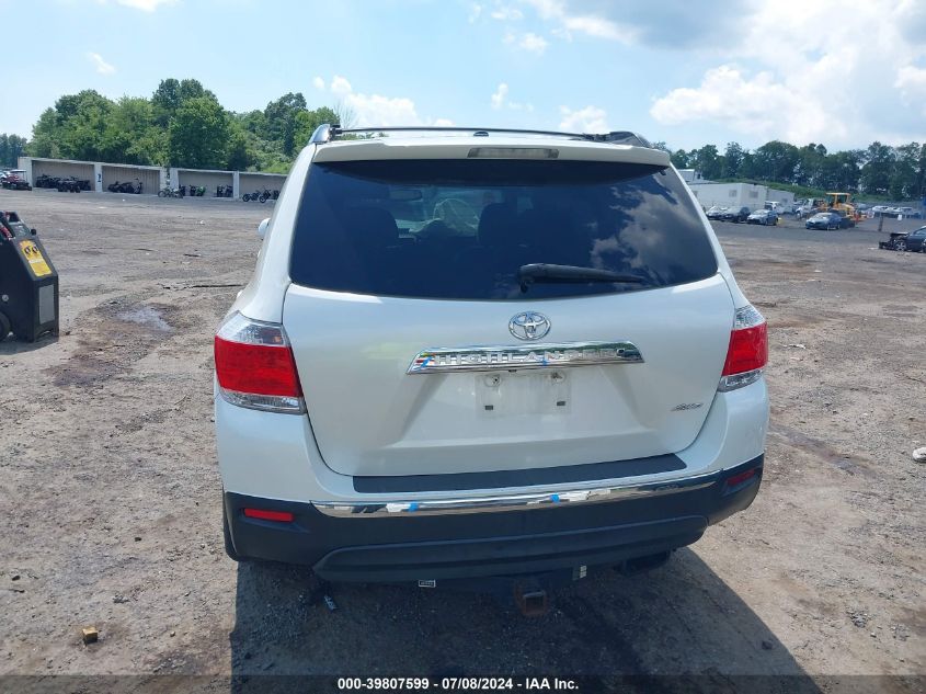 5TDBK3EH8CS158798 2012 Toyota Highlander Se V6