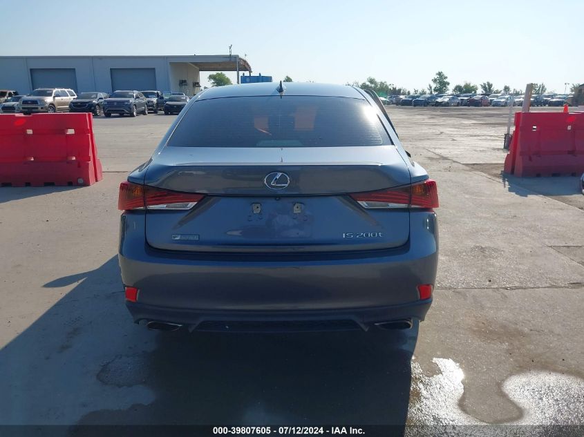 2017 Lexus Is 200T VIN: JTHBA1D22H5051858 Lot: 39807605