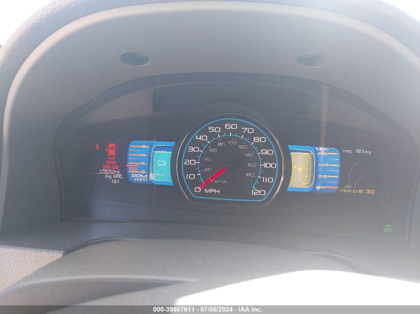 2011 Ford Fusion Hybrid VIN: 3FADP0L3XBR202775 Lot: 39807611