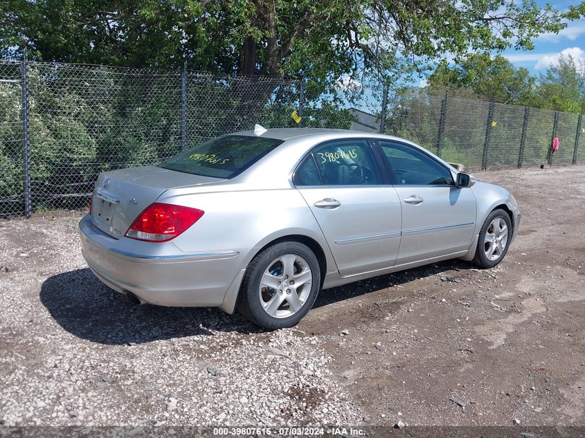 2006 Acura Rl 3.5 VIN: JH4KB16536C005016 Lot: 39807615