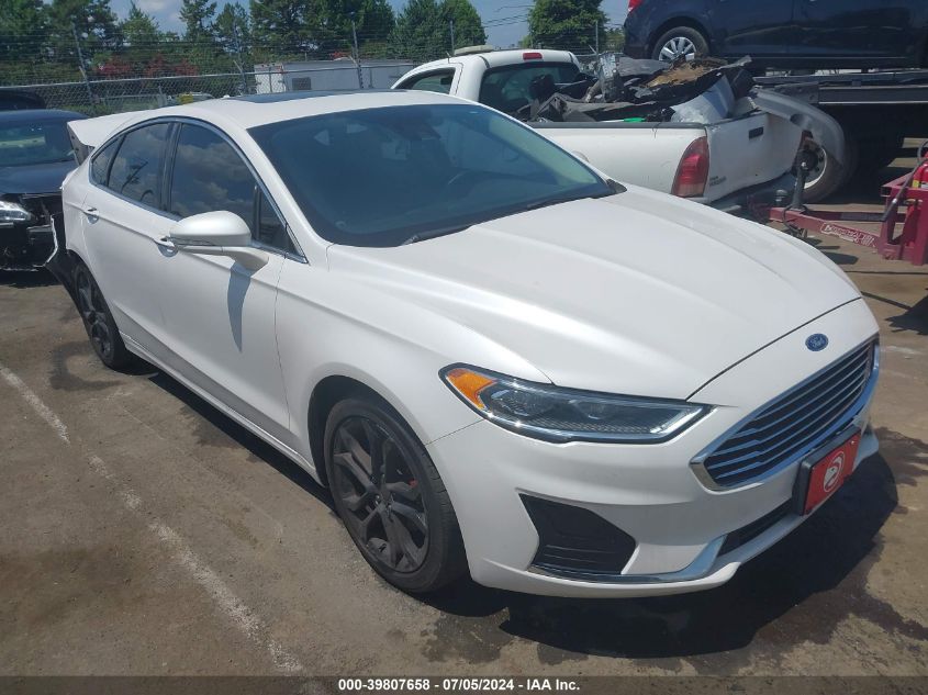 3FA6P0CD2KR114529 2019 FORD FUSION - Image 1